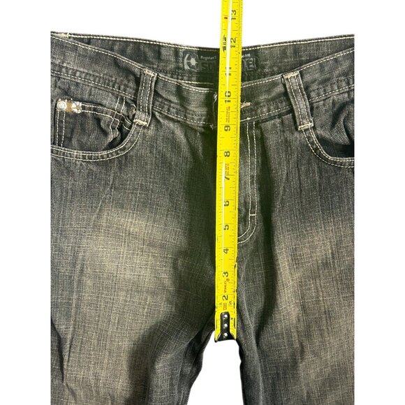 Southpole Jeans Boys Youth 14 Gray Straight Leg Dark Wash Denim  Baggy Y2K - Picture 10 of 11